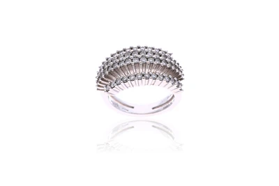 Salvini, anello con diamanti - Asta Preziosi