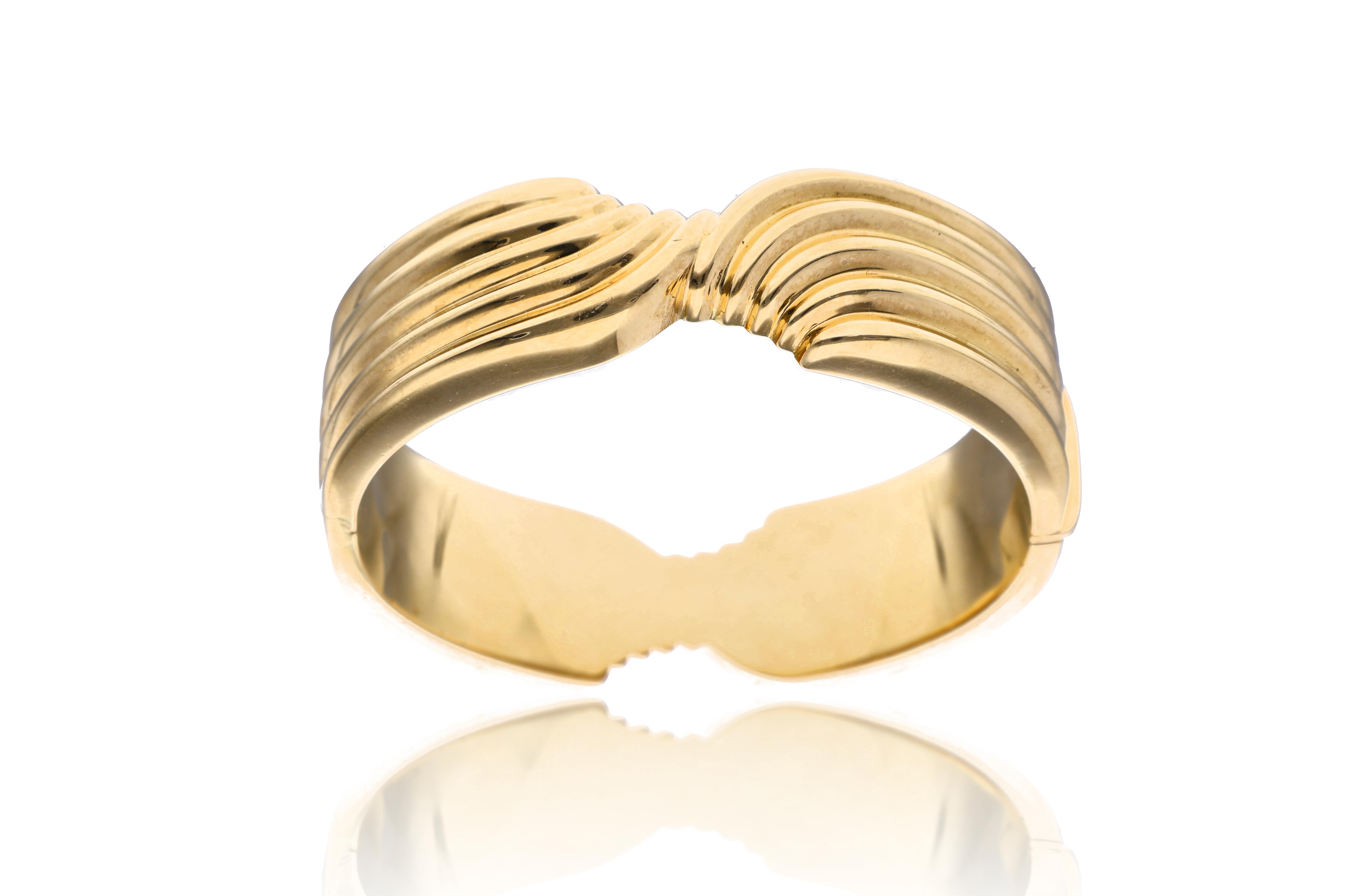 Anselmini, bracciale rigido in oro - Asta Preziosi