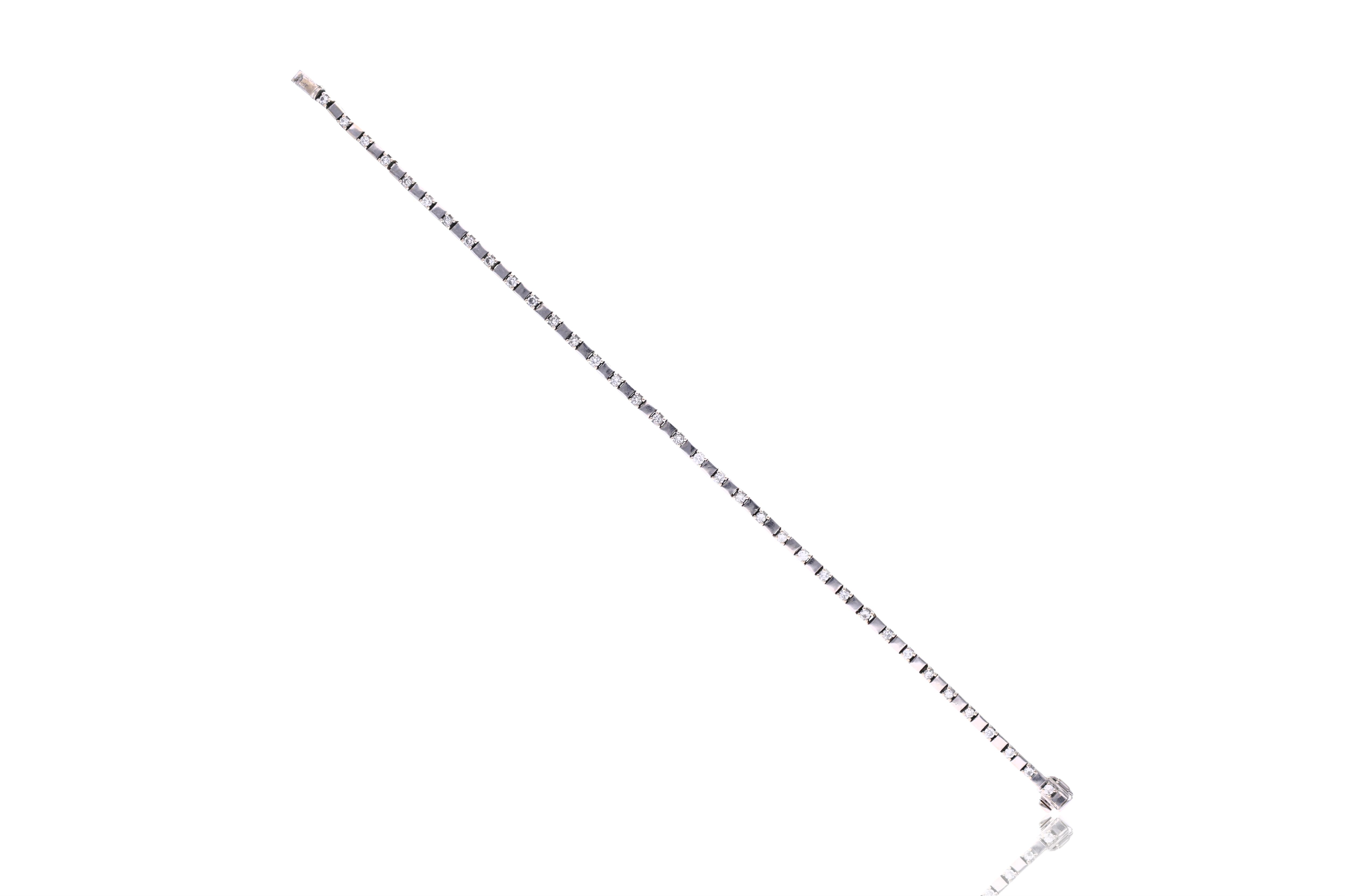 Bracciale con diamanti - Asta Preziosi