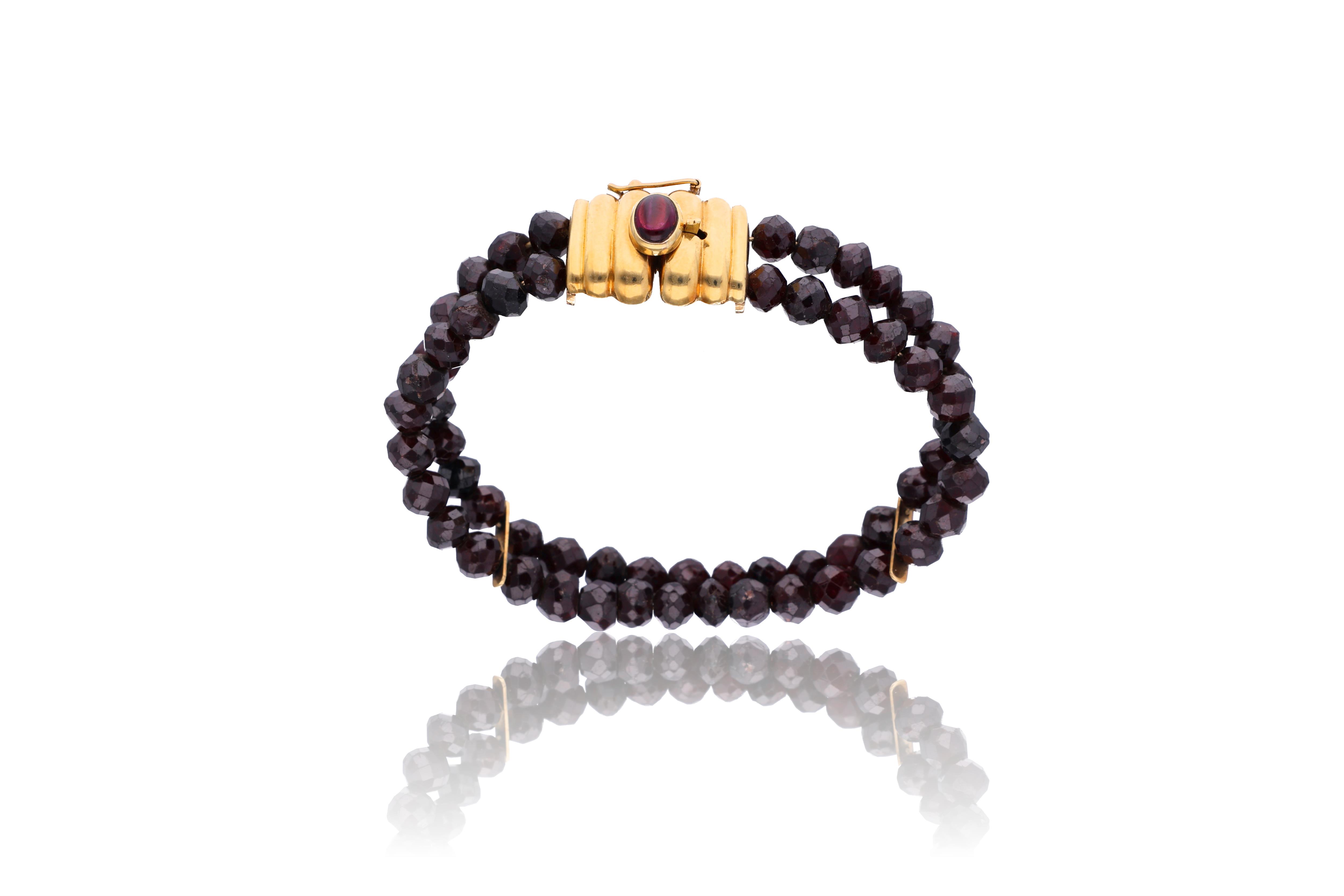 Bracciale con granati - Asta Preziosi