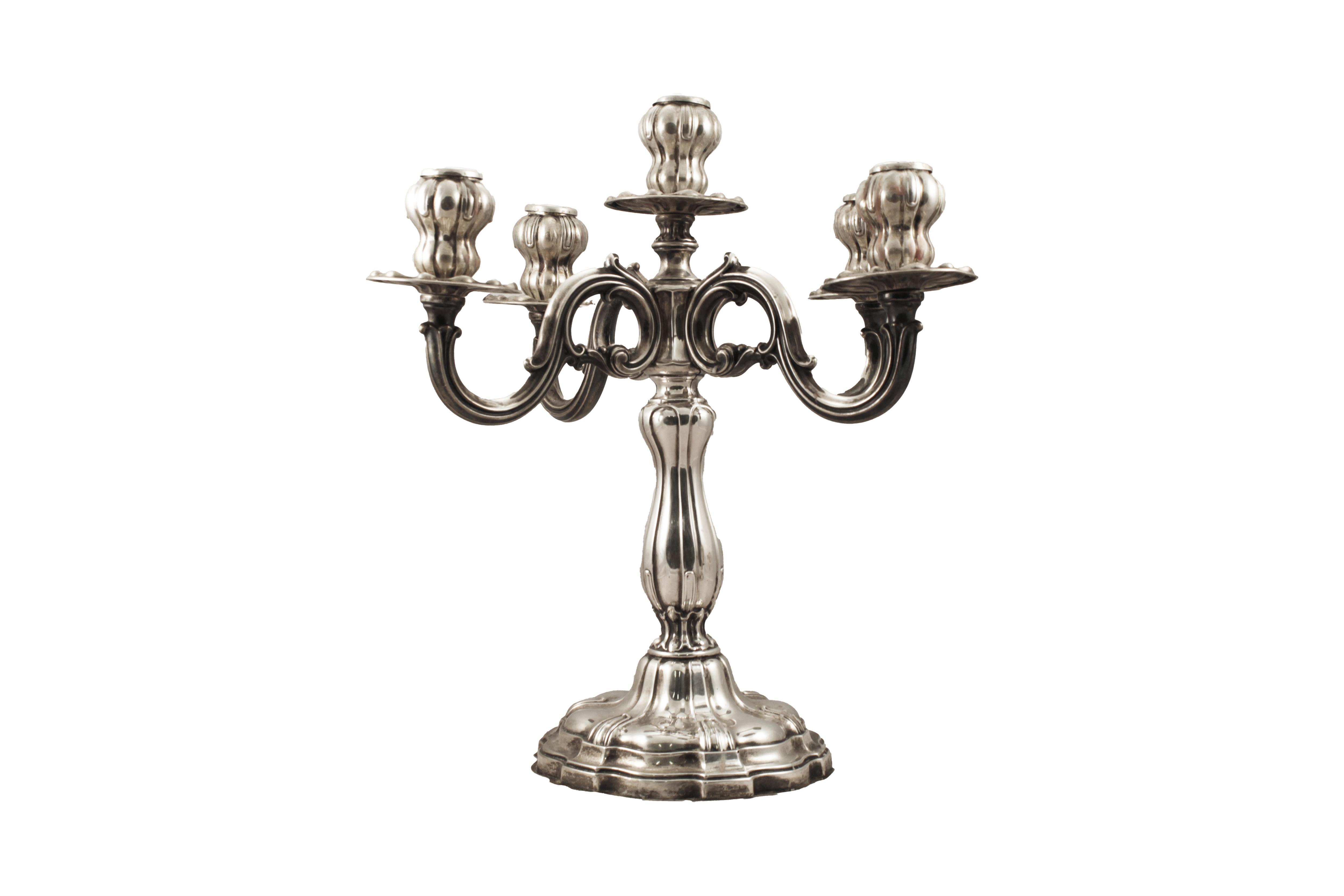Candelabro a quattro braccia - Asta Preziosi