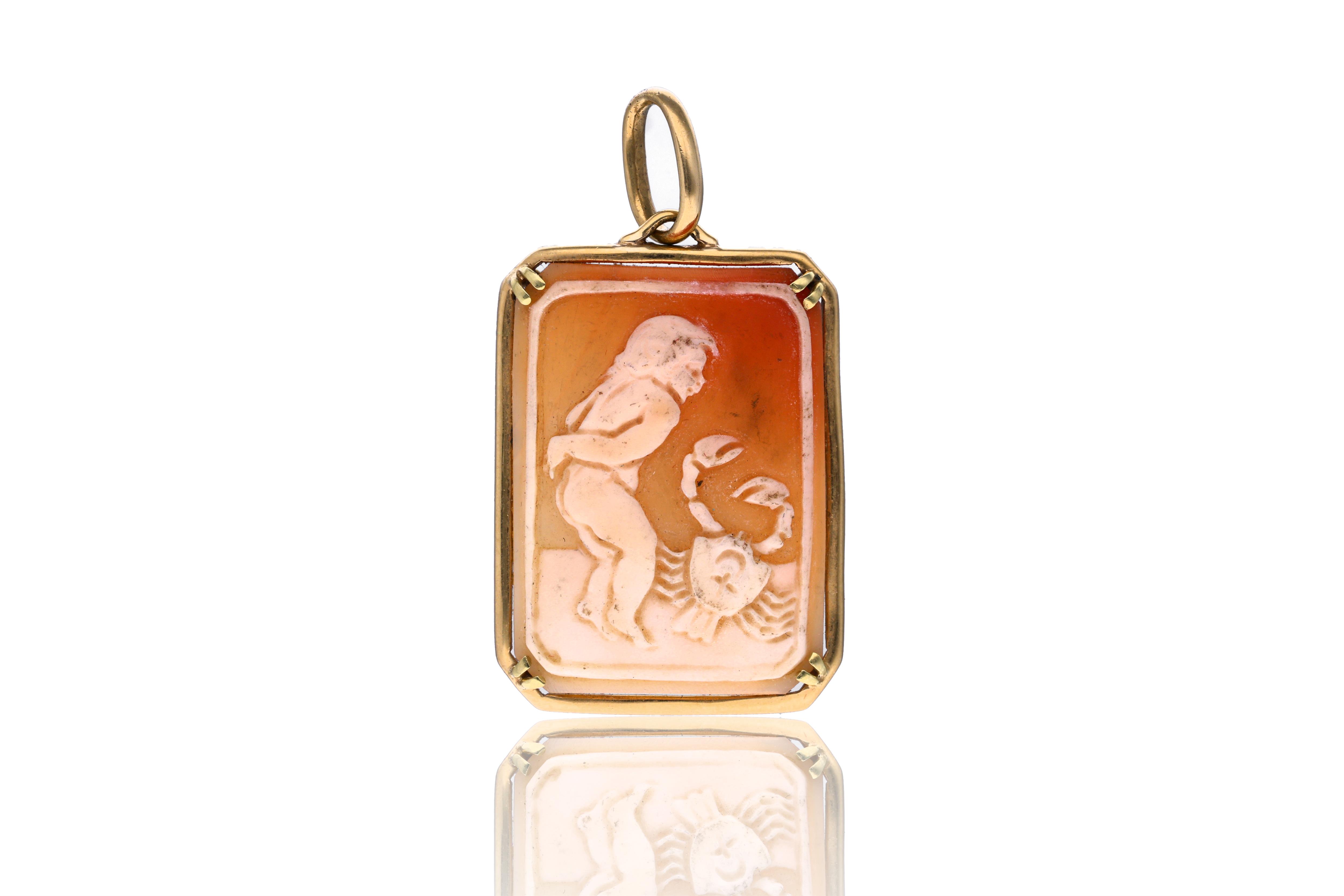 Ciondolo con cammeo - Asta Preziosi
