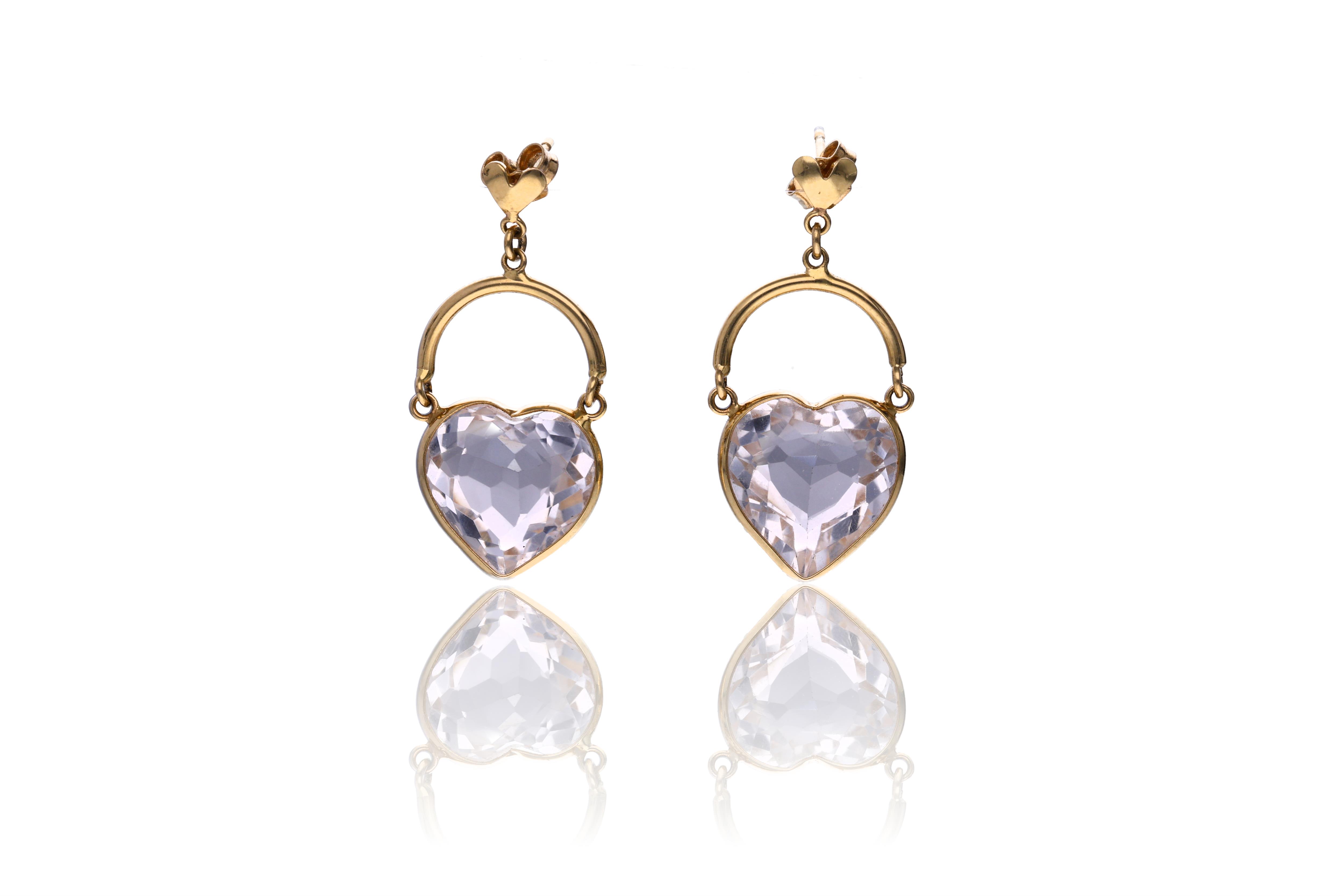 Paio di orecchini con pietre - Asta Preziosi