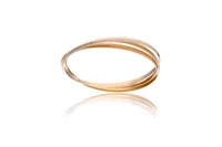 Bracciale rigido a tre cerchi - Asta Preziosi