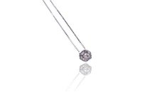 Collana con ciondolo con diamanti - Asta Preziosi