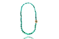 Collana in agata verde - Asta Preziosi