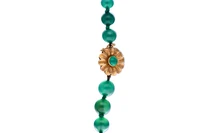 Collana in agata verde - Asta Preziosi