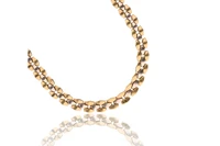 Collana in oro due colori - Asta Preziosi