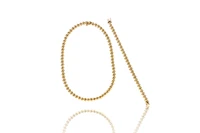 Demi-parure, collana e bracciale in oro - Asta Preziosi