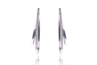 Paio di orecchini con diamanti - Asta Preziosi