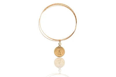 Bracciale con ciondolo in oro - Asta Preziosi