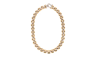 Collana in oro due colori - Asta Preziosi