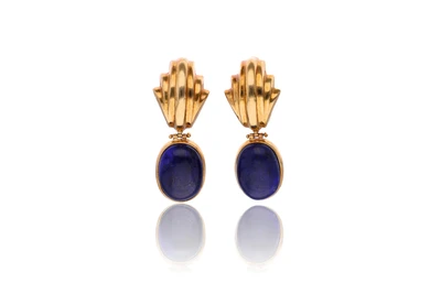 Paio di orecchini con lapis - Asta Preziosi