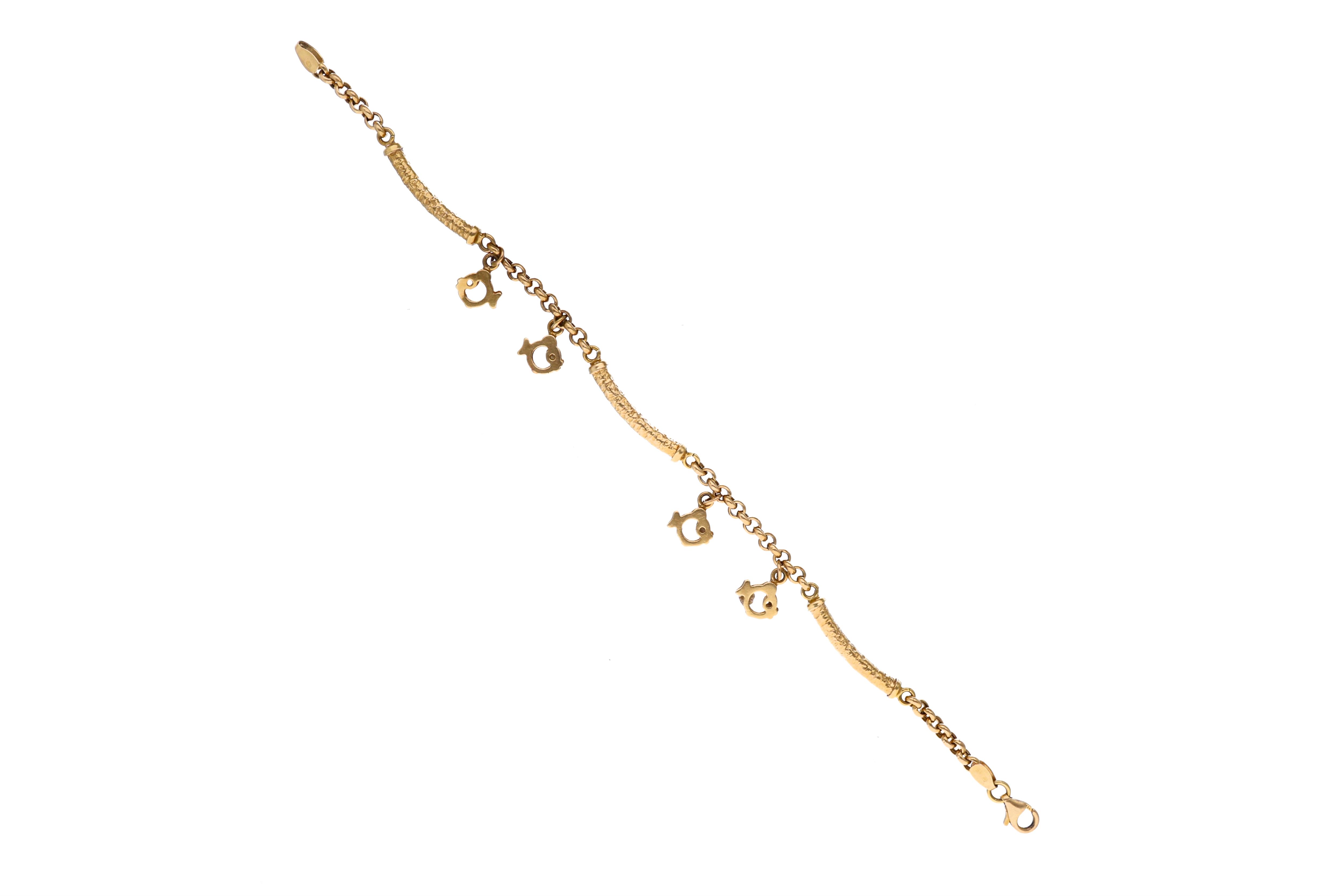 Bracciale con ciondoli - Asta Preziosi