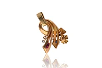 Ciondolo con diamanti e pietre - Asta Preziosi