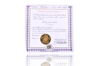 Medaglia con diamante "Stella del 2000 i Corpi" - Asta Preziosi