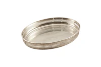 Vassoio con bordo traforato, in argento - Asta Preziosi