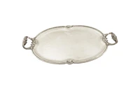 Vassoio ovale in argento - Asta Preziosi