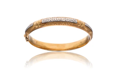 Bracciale in oro a due colori - Asta Preziosi