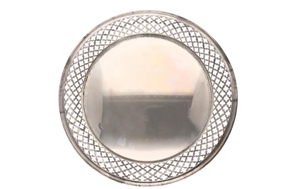 Centro con bordo traforato in argento - Asta Preziosi