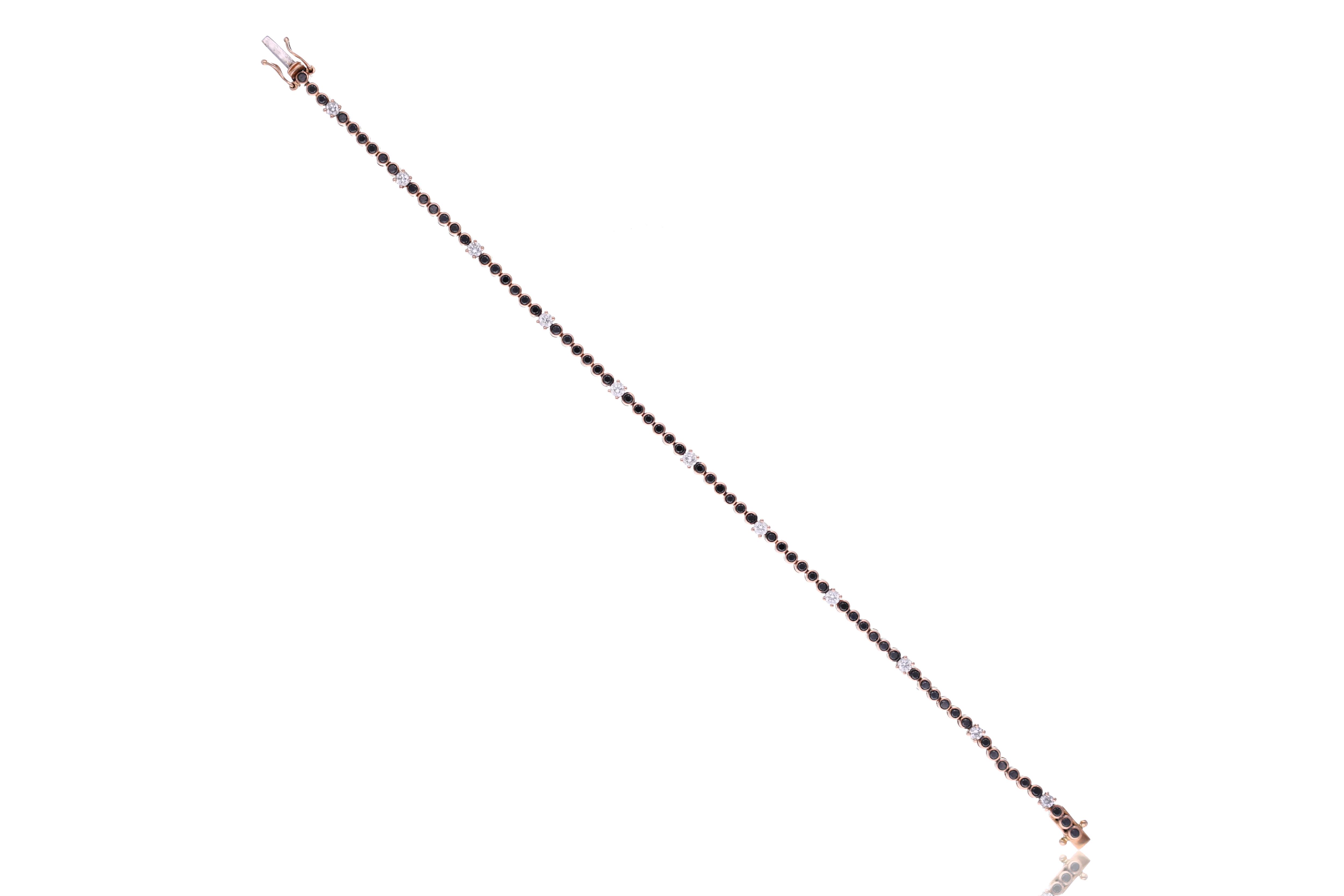 Bracciale tennis con diamanti - Asta Preziosi