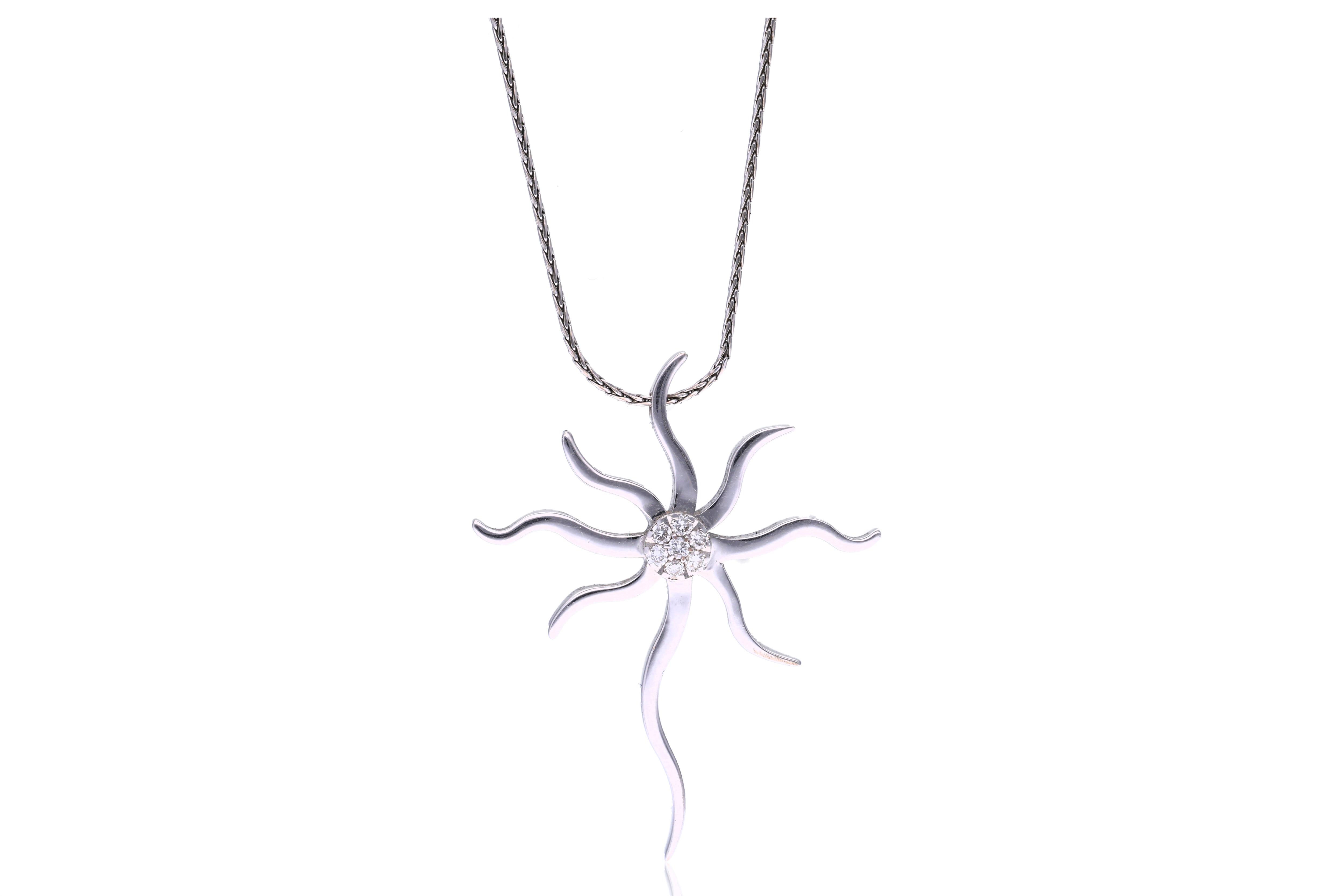 Chimento collana con diamanti - Asta Preziosi