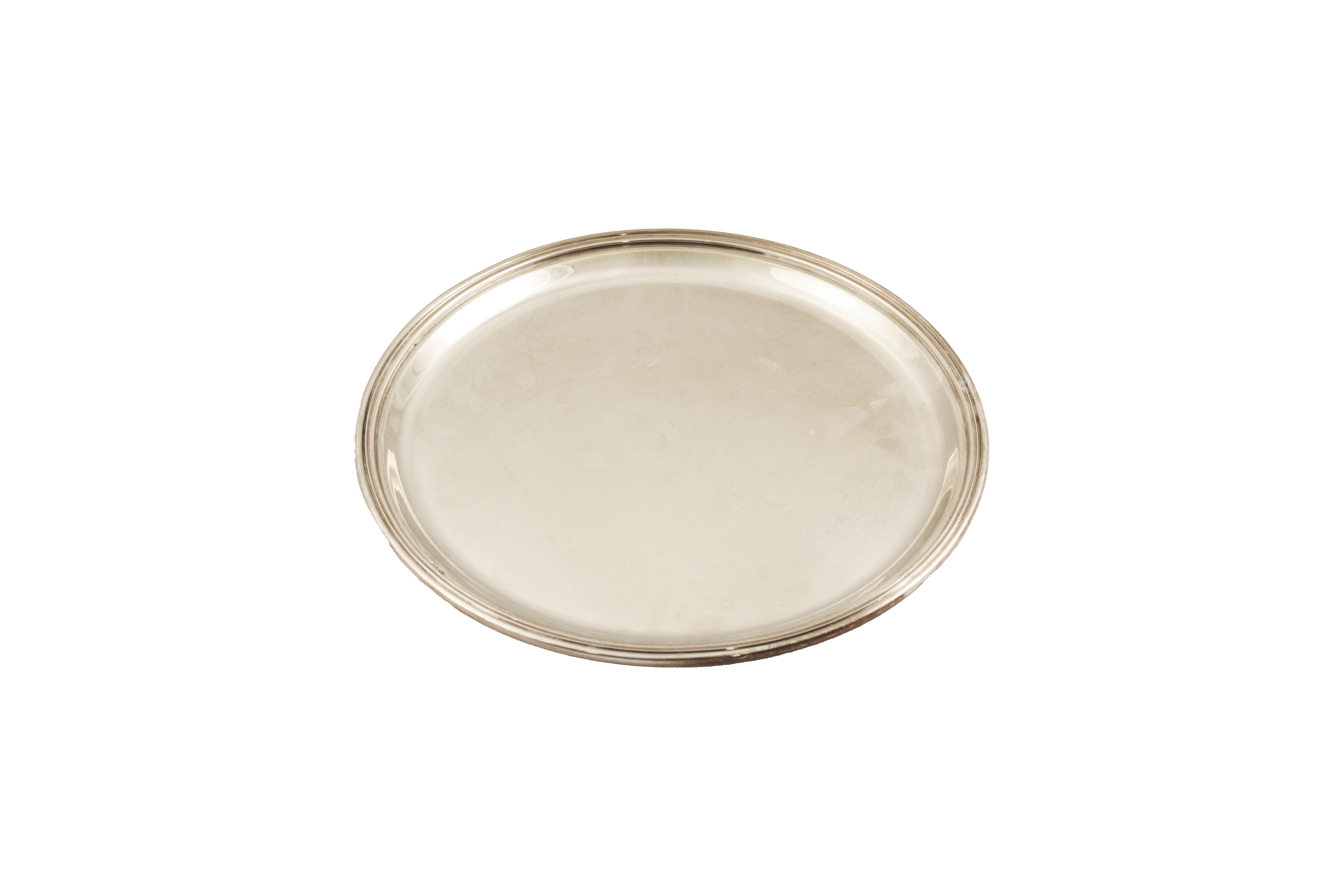 Greggio, piatto in argento 800 - Asta Preziosi