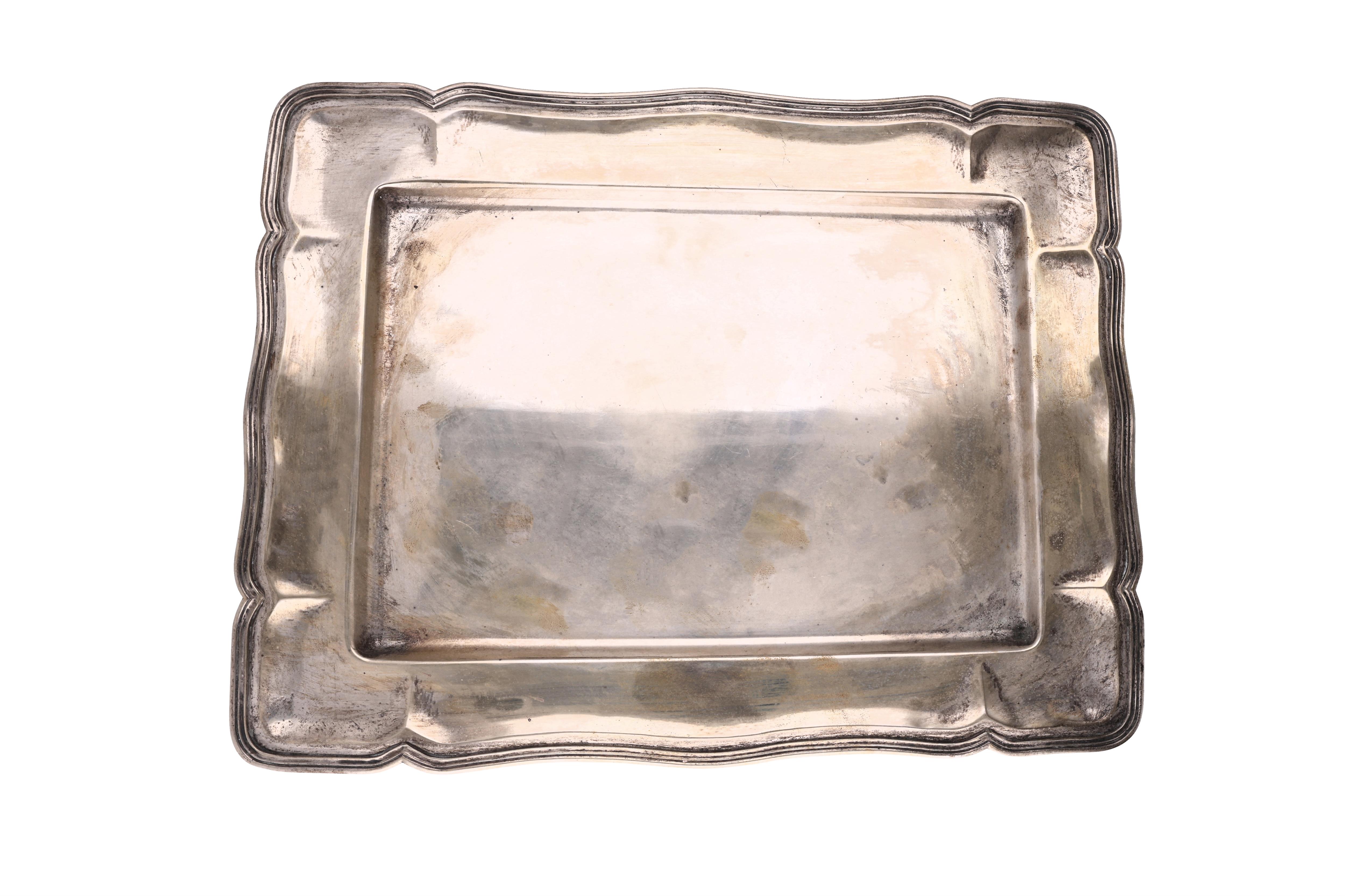Greggio, vassoio in argento - Asta Preziosi