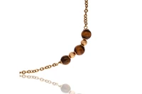 Collana con occhio di tigre - Asta Preziosi