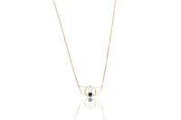 Collana con zaffiro e diamante - Asta Preziosi