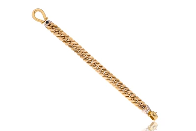 Bracciale in oro bicolore - Asta Preziosi