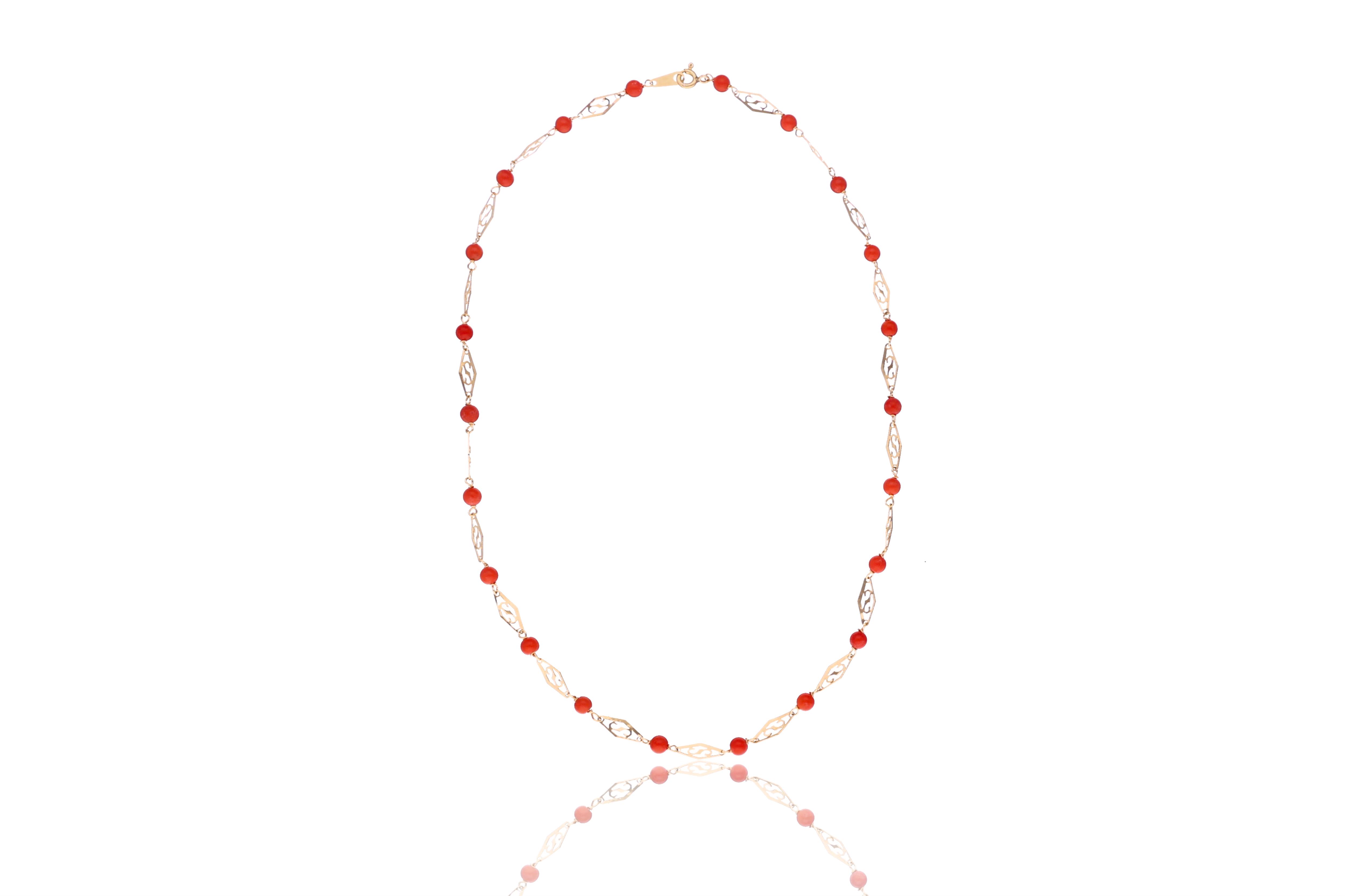 Collana con coralli - Asta Preziosi