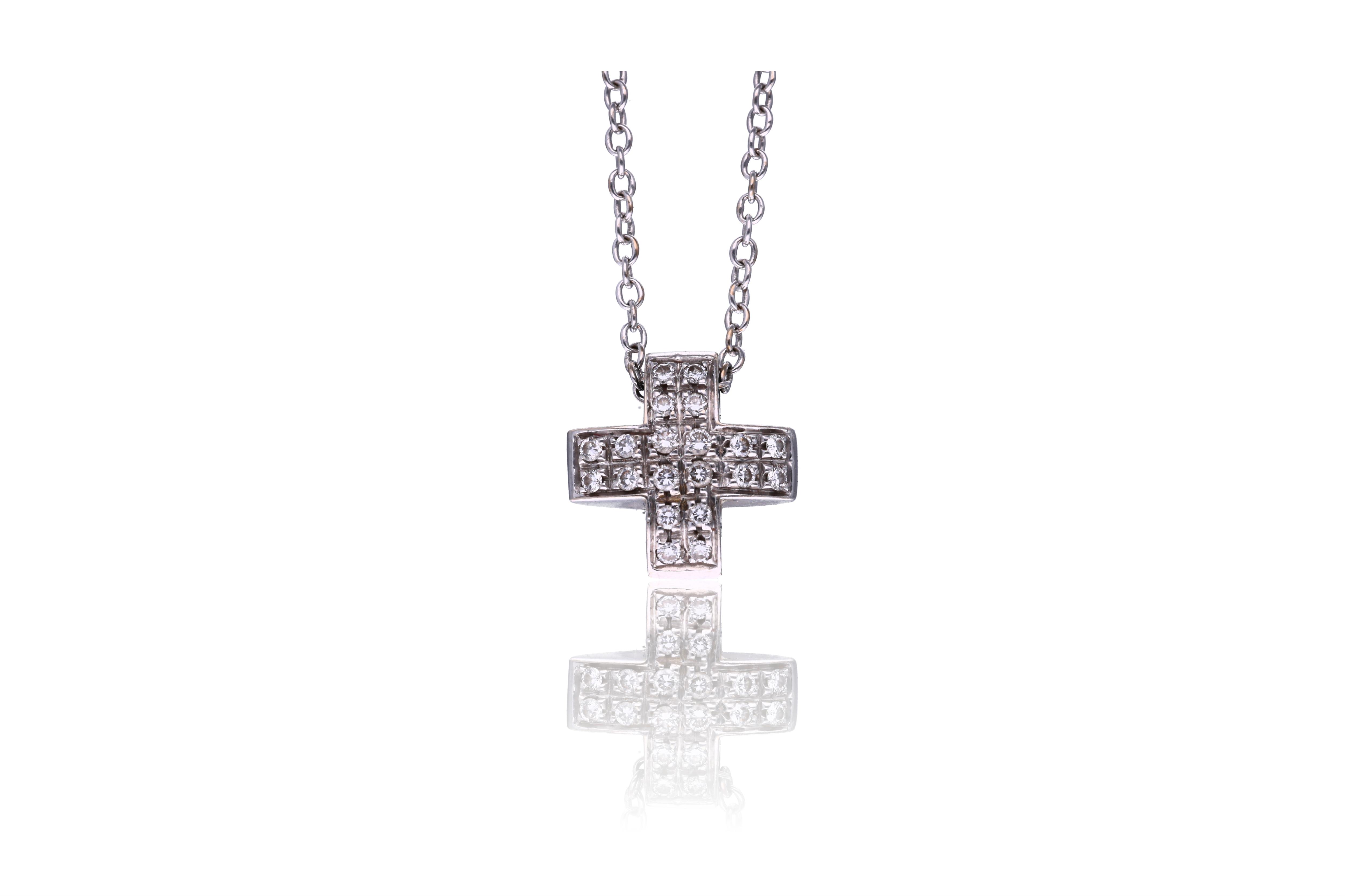 Collana e ciondolo con diamanti - Asta Preziosi