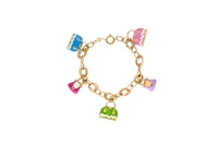 Bracciale con ciondoli smaltati - Asta Preziosi