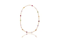 Collana con quarzi e granati - Asta Preziosi