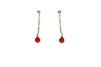 Paio di orecchini con corallo - Asta Preziosi