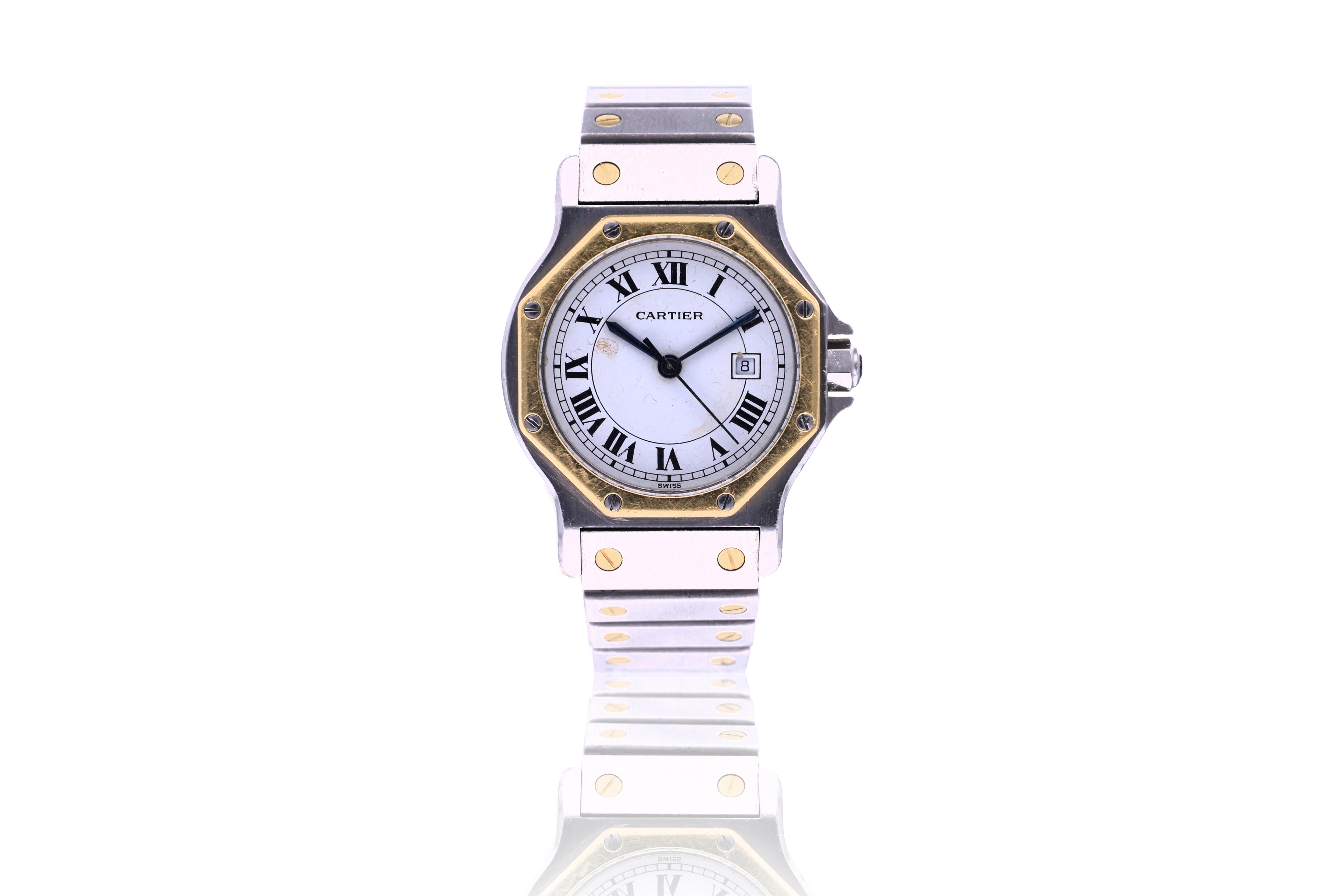 Cartier Santos Octagon - Asta Preziosi Cartier Santos Octagon - Asta Preziosi