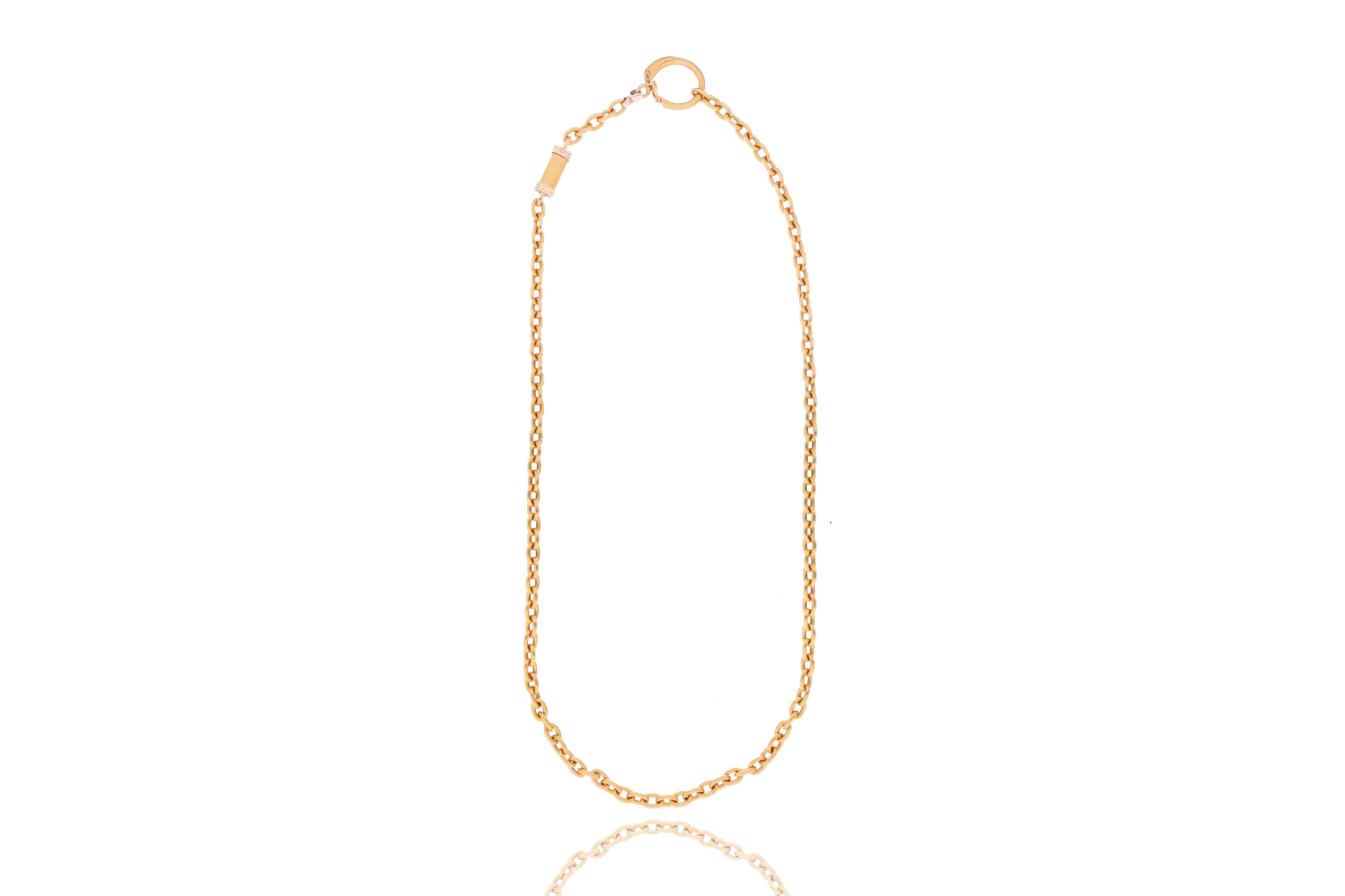 Catena in oro bicolore - Asta Preziosi