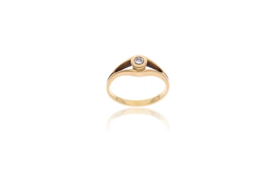 Anello con diamante - Asta Preziosi