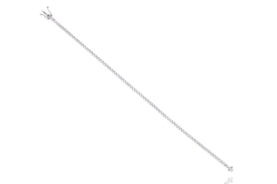 Bracciale tennis con diamanti - Asta Preziosi