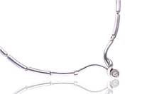 Collana con diamante - Asta preziosi