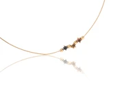 Collana in oro a tre colori - Asta preziosi