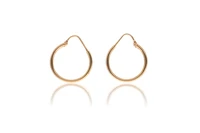 Paio di orecchini a cerchio - Asta preziosi