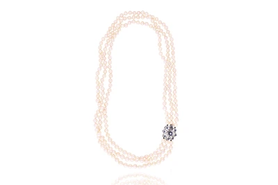 Collana di perle a 3 fili - Asta preziosi