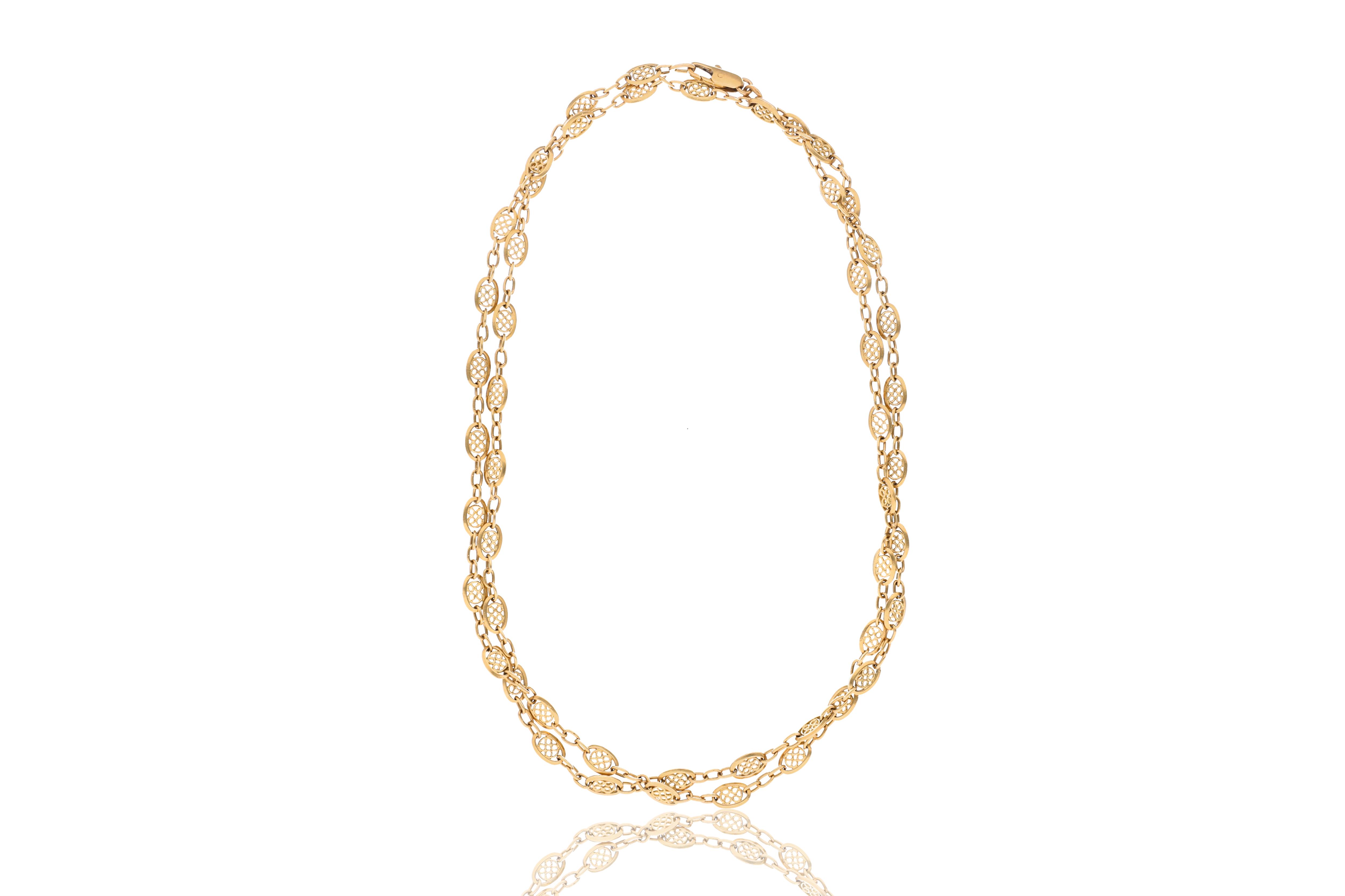 Collana in oro - Asta preziosi