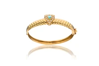 Bracciale con diamanti e smeraldo - Asta Preziosi