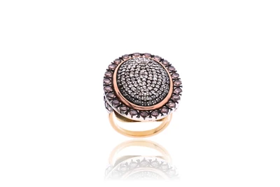 Anello con diamanti e pietre - Asta Preziosi