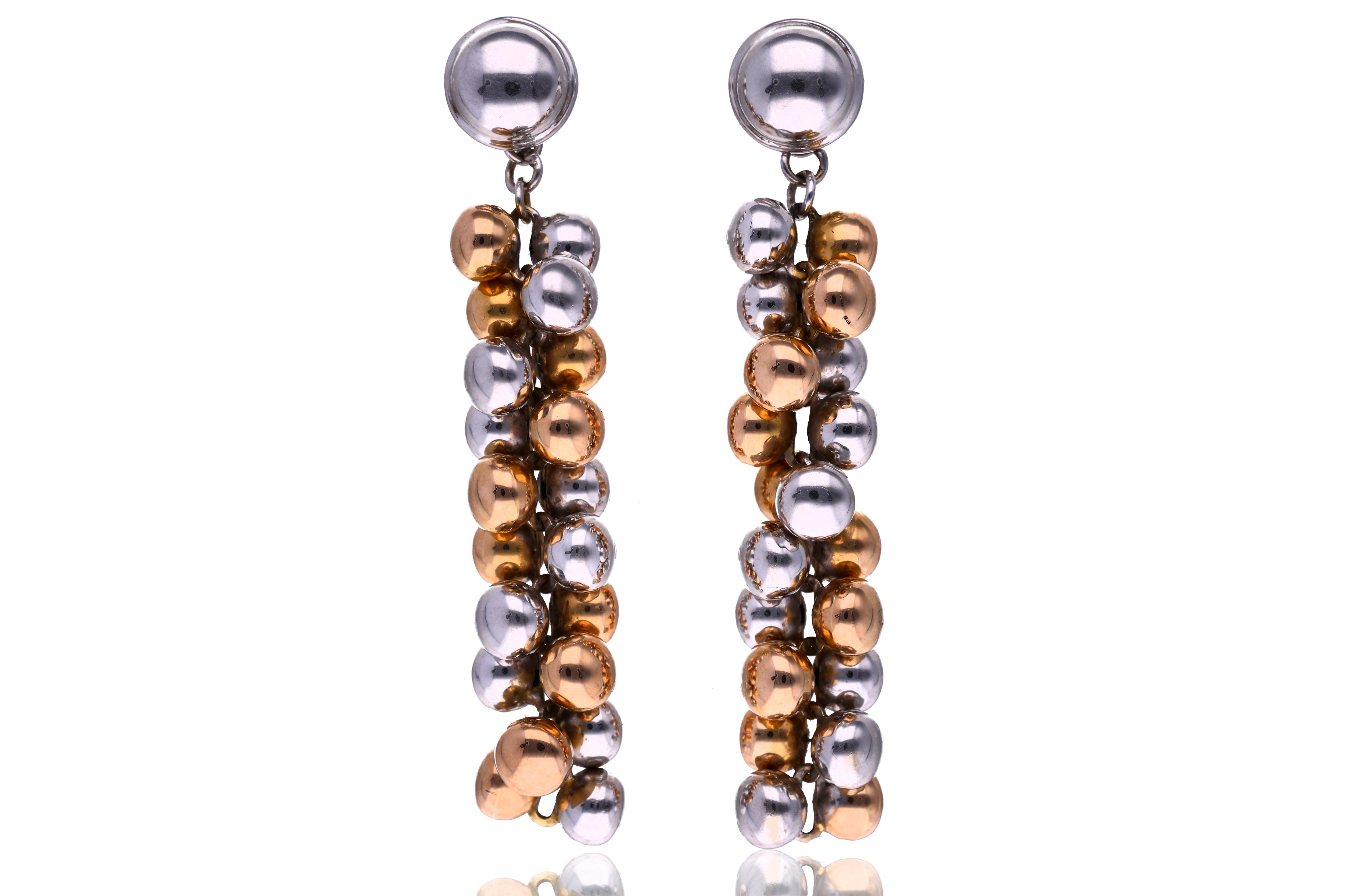 Chimento, paio di orecchini scomponibili in oro - Asta Preziosi