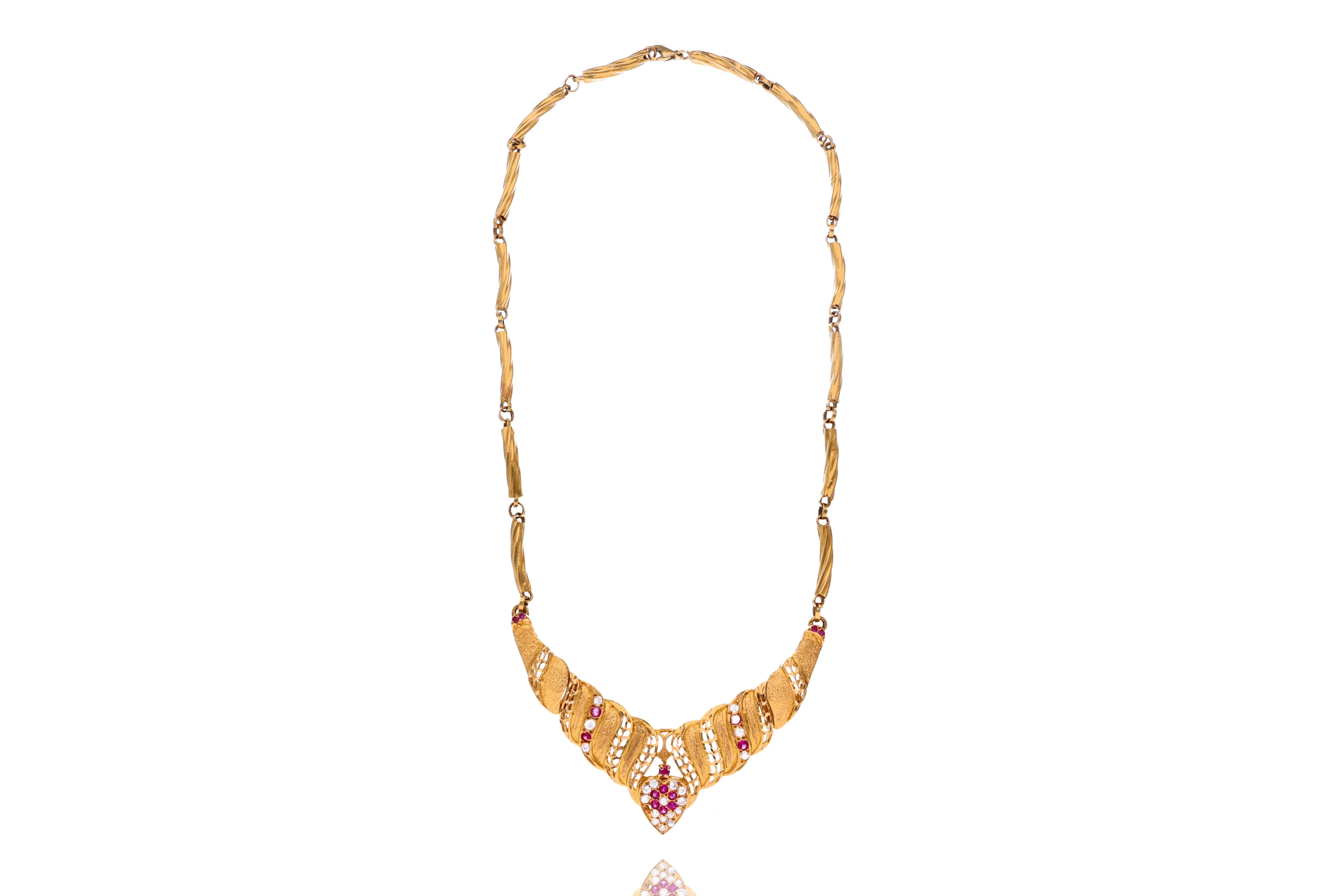 Collana con pietre - Asta Preziosi