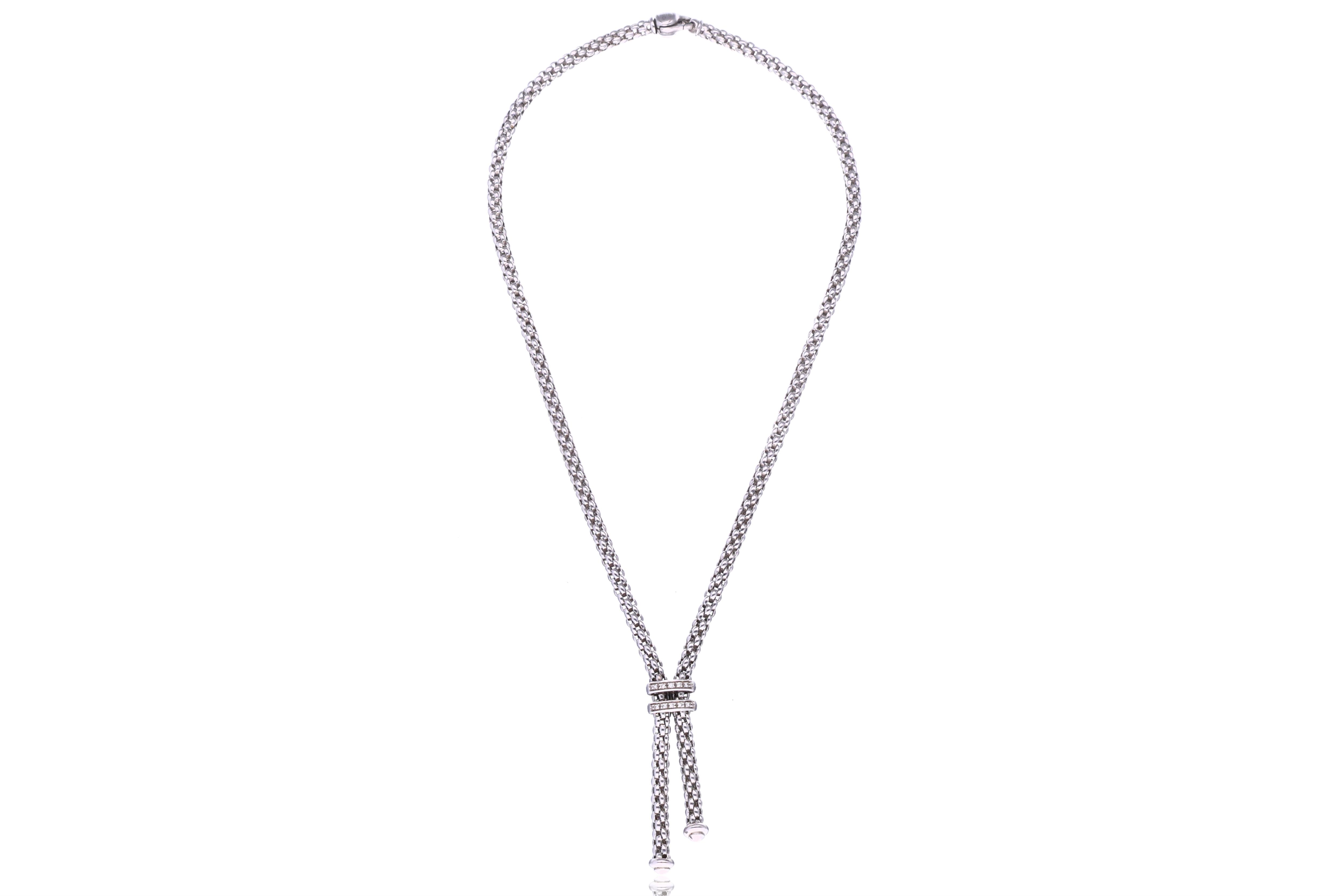 Fope, collana con diamanti - Asta Preziosi